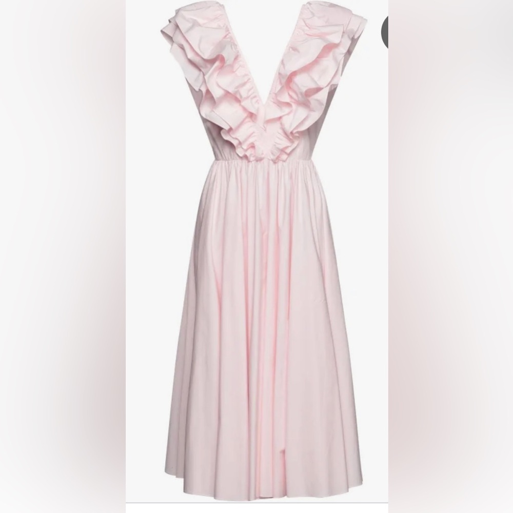 Philosophy di Lorenzo Serafini pink midi dress